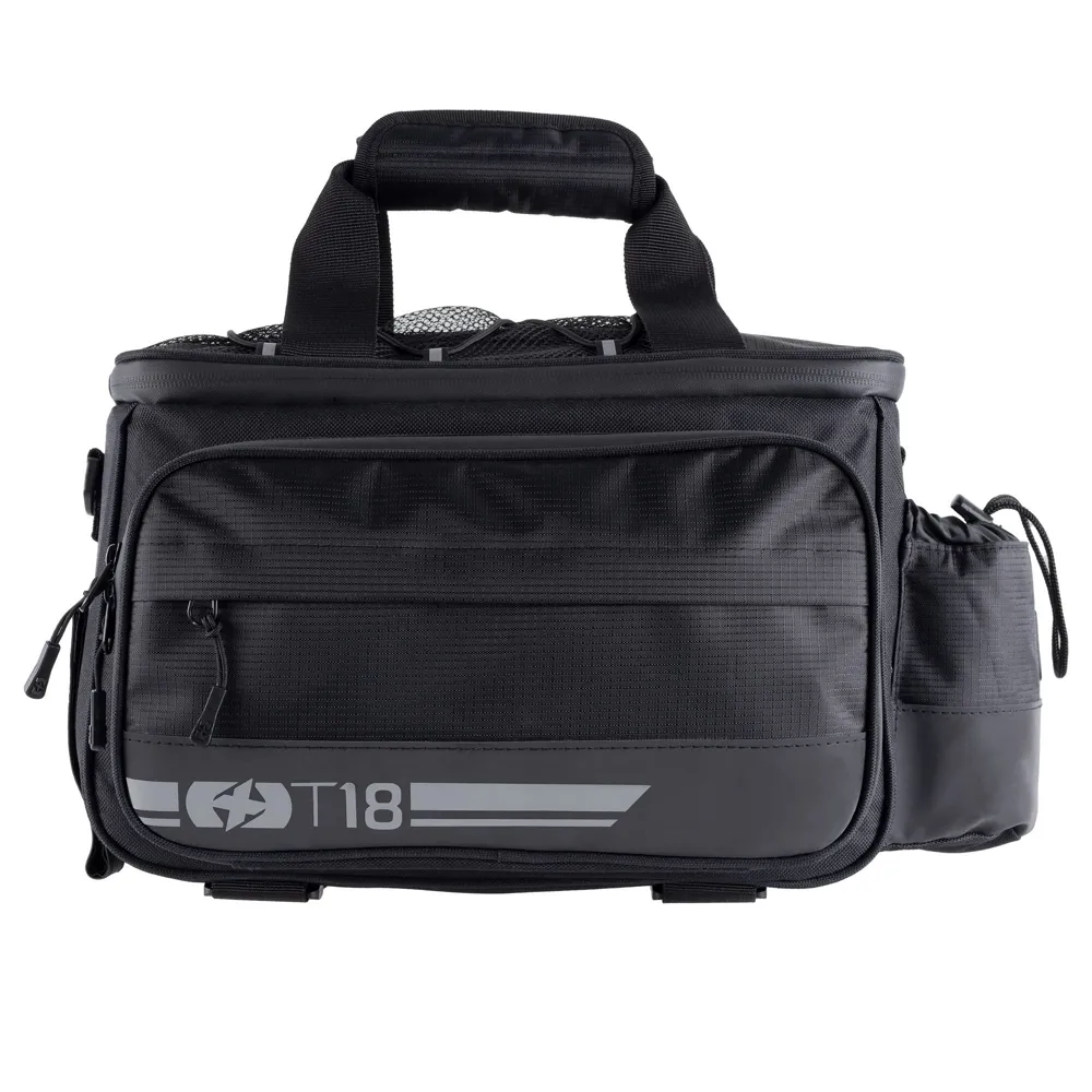uPRISE Bikes Oxford T18 Rack Top Bag With Panniers - 18L - Black | Price match, 365 day return s, 18-Month Warranty, Finance Available & Free UK Delivery