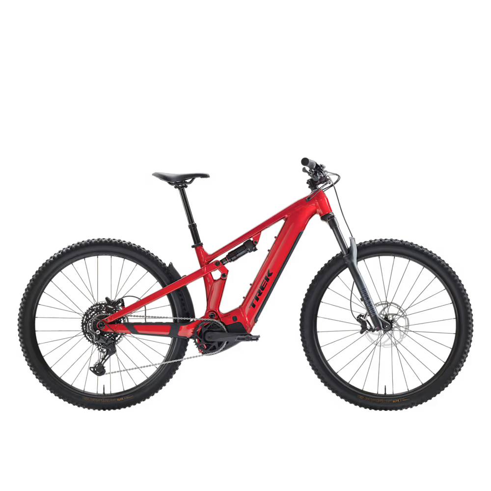 uPRISE Bikes Trek Powerfly FS+ 4 800 2027 Electric Mountain Bike - Fury Red | Price match, 365 day returns, 18-Month Warranty, Finance Available & Free UK Delivery