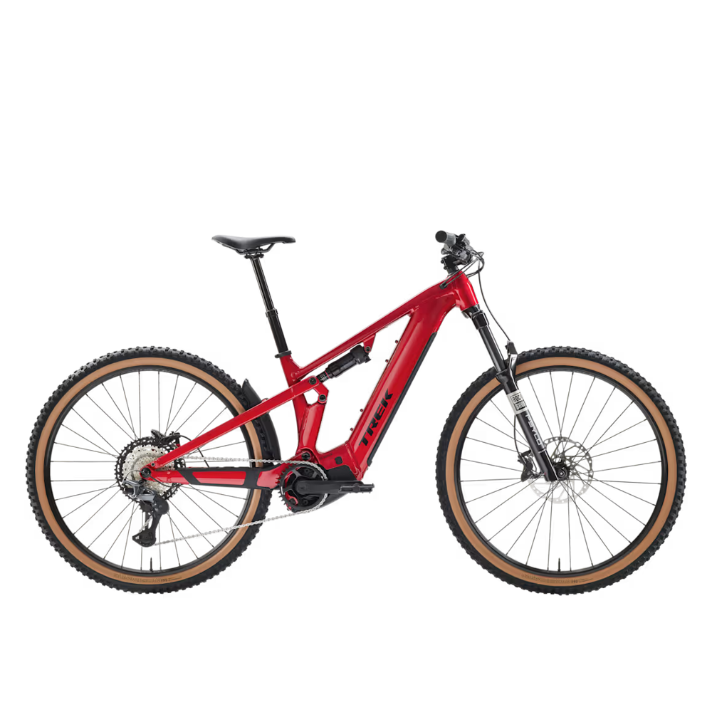uPRISE Bikes Trek Powerfly FS+ 5 2027 Electric Mountain Bike - Fury Red | Price match, 365 day returns, 18-Month Warranty, Finance Available & Free UK Delivery