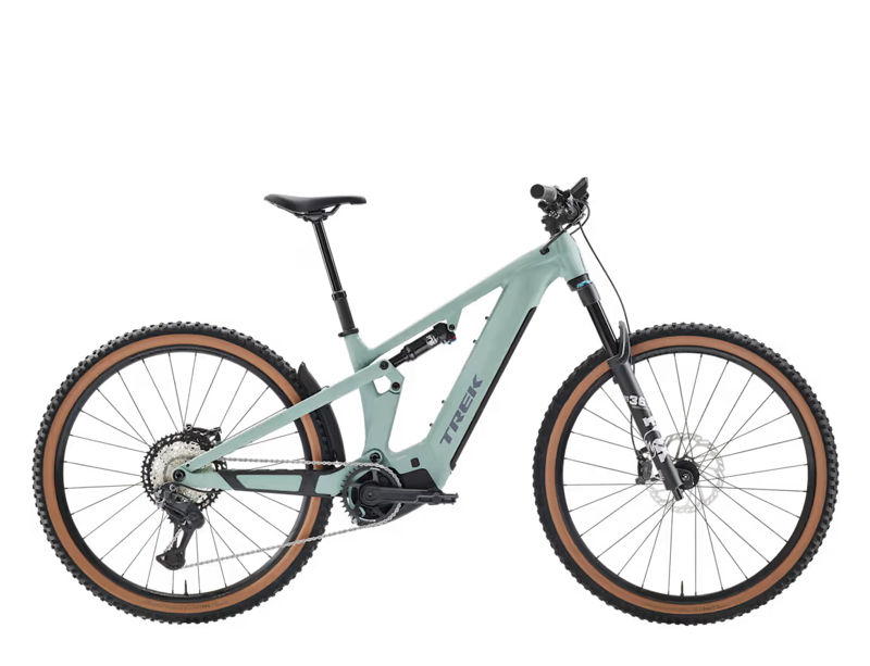 Trek Powerfly FS+ 8 2027 Electric Mountain Bike - Blue Sage/Catalina Fog
