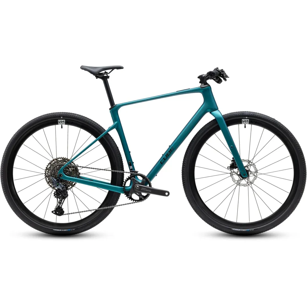 uPRISE Bikes Cube Nulane C:62 SLX 2027 Flat Bar Gravel Bike - Metallicpetrol/Black | Price match, 365 day returns, 18-Month Warranty, Finance Available & Free UK Delivery