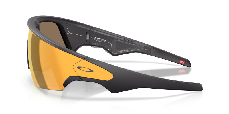 Oakley Meta Vanguard Sunglasses - Black/Prizm 24K-3