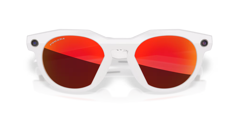 Oakley Meta HSTN Sunglasses - Warm Grey/Prizm Ruby-5