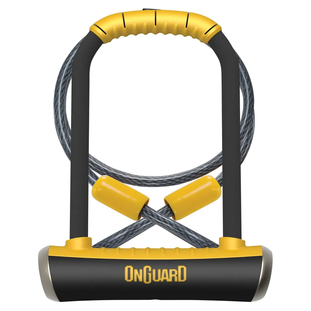 uPRISE Bikes Onguard OnGuard Pitbull DT Shackle U-Lock Plus Cable - Diamond Sold Secure | Price match, 365 day return s, 18-Month Warranty, Finance Available & Free UK Delivery