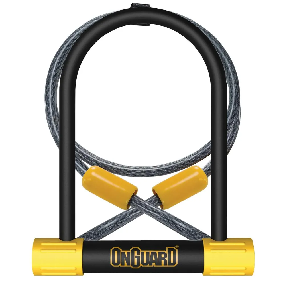 uPRISE Bikes Onguard OnGuard Bulldog DT U-Lock with Cable - Silver Sold Secure | Price match, 365 day return s, 18-Month Warranty, Finance Available & Free UK Delivery