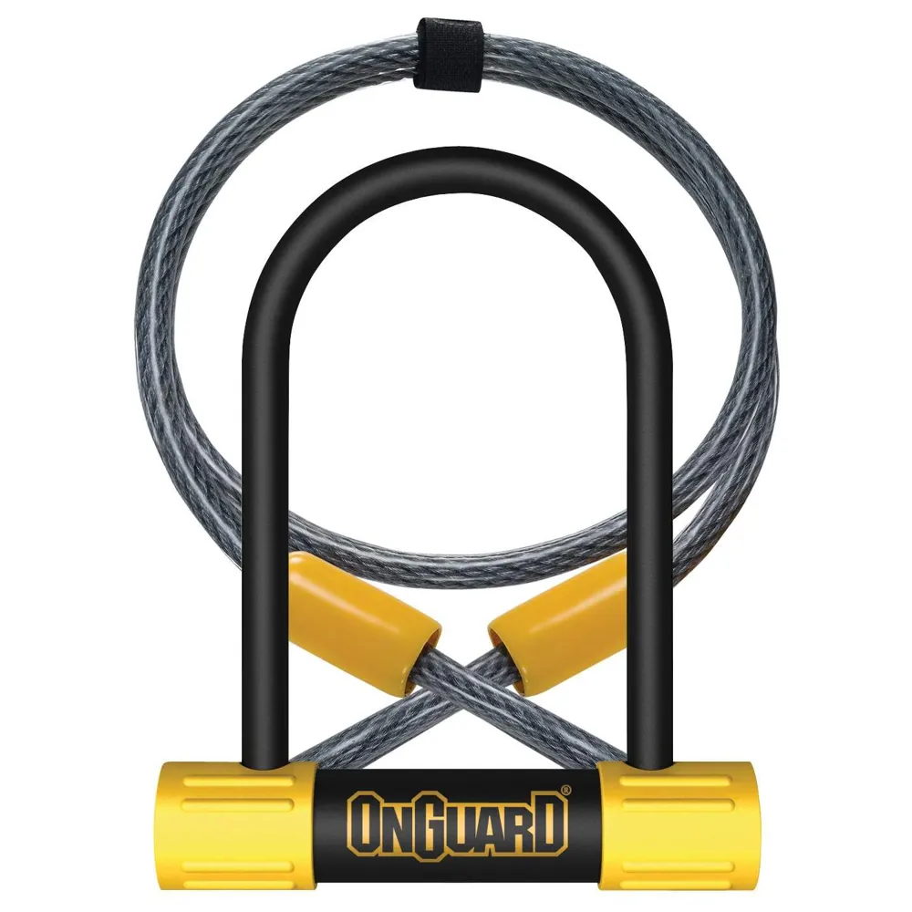 uPRISE Bikes Onguard OnGuard Bulldog Mini DT U-Lock with Cable - 90 x 140 x 13mm | Price match, 365 day return s, 18-Month Warranty, Finance Available & Free UK Delivery