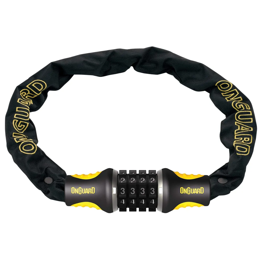 uPRISE Bikes Onguard OnGuard Mastiff Combination Chain Lock - 80cm X 8mm | Price match, 365 day return s, 18-Month Warranty, Finance Available & Free UK Delivery
