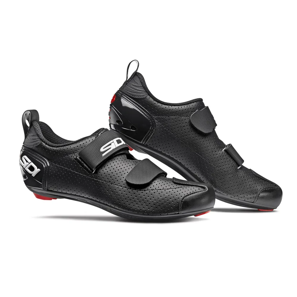 uPRISE Bikes Sidi Sport S.R.L Sidi T-5 Air Triathlon Shoes - Black/Black | Price match, 365 day return s, 18-Month Warranty, Finance Available & Free UK Delivery