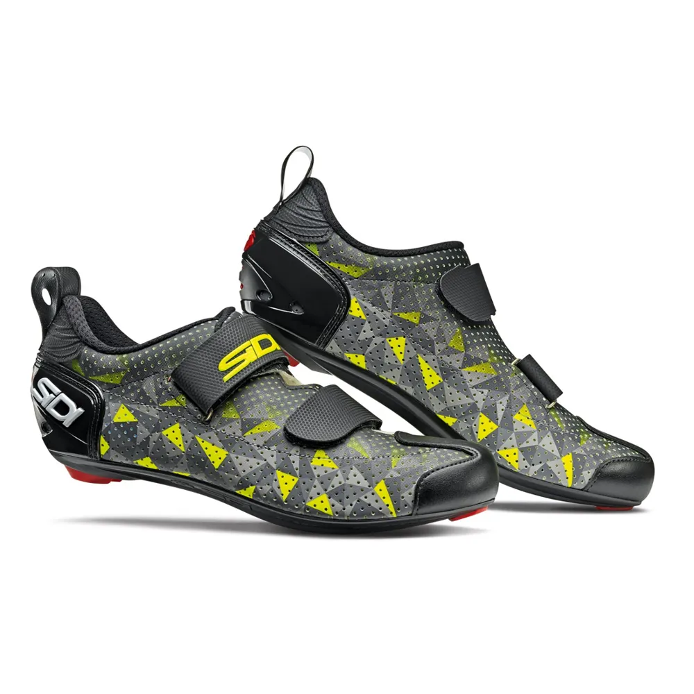 uPRISE Bikes Sidi Sport S.R.L Sidi T-5 Air Triathlon Shoes - /Yellow/Black | Price match, 365 day return s, 18-Month Warranty, Finance Available & Free UK Delivery