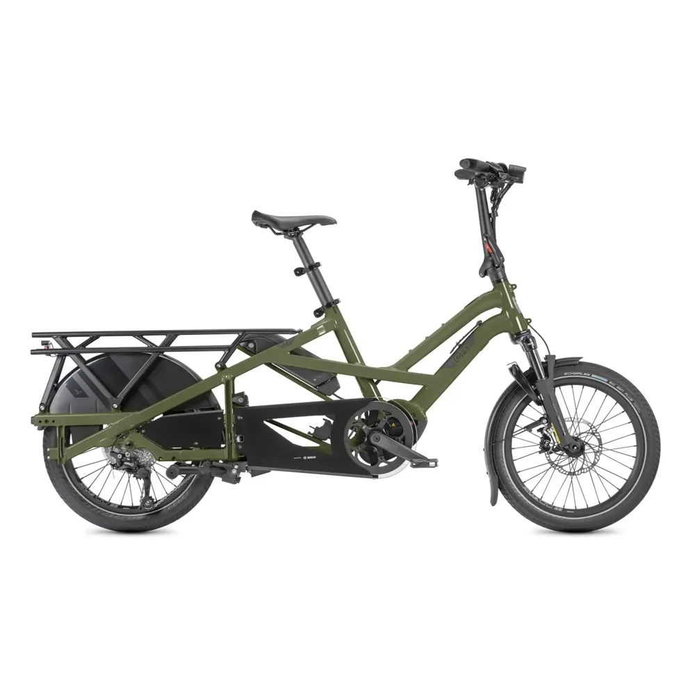 uPRISE Bikes Tern GSD P10 2026 Electric Cargo Bike - Olive Green/Dark Grey | Price match, 365 day returns, 18-Month Warranty, Finance Available & Free UK Delivery