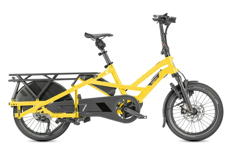 Tern GSD S10 2026 Electric Cargo Bike - School Bus Yellow/Dark Grey