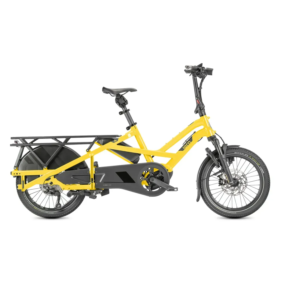 uPRISE Bikes Tern GSD S10 2026 Electric Cargo Bike - School Bus Yellow/Dark Grey | Price match, 365 day returns, 18-Month Warranty, Finance Available & Free UK Delivery