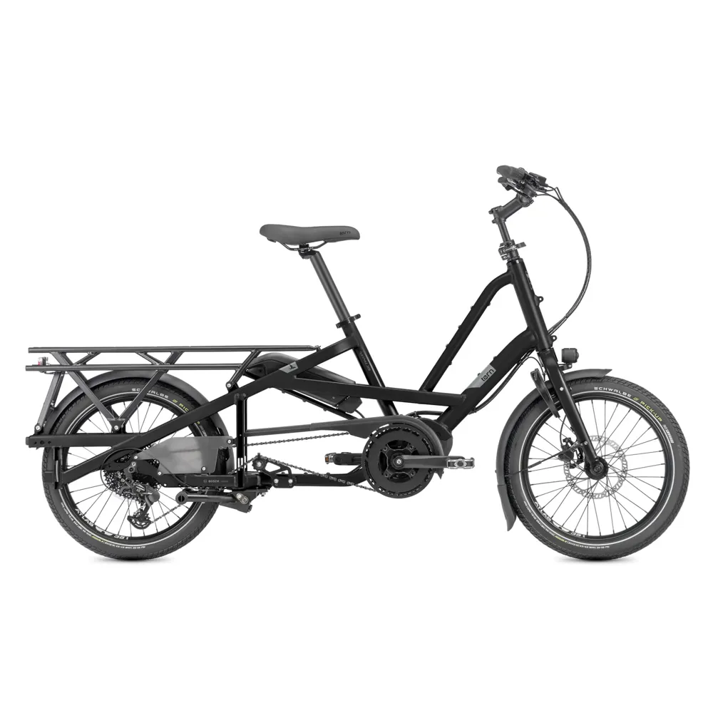uPRISE Bikes Tern Quick Haul Long D9 2025 Electric Cargo Bike - Satin Black | Price match, 365 day return s, 18-Month Warranty, Finance Available & Free UK Delivery