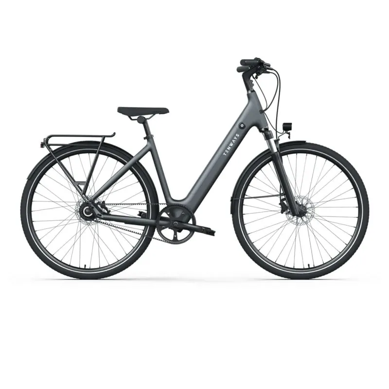 Tenways CGO800S 2025 Electric Hybrid Bike - 48cm - Pebble Grey