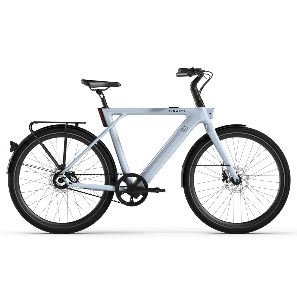 uPRISE Bikes Tenways CGO009 2025 Electric Hybrid Bike - 57cm - Ice Blue | Price match, 365 day return s, 18-Month Warranty, Finance Available & Free UK Delivery