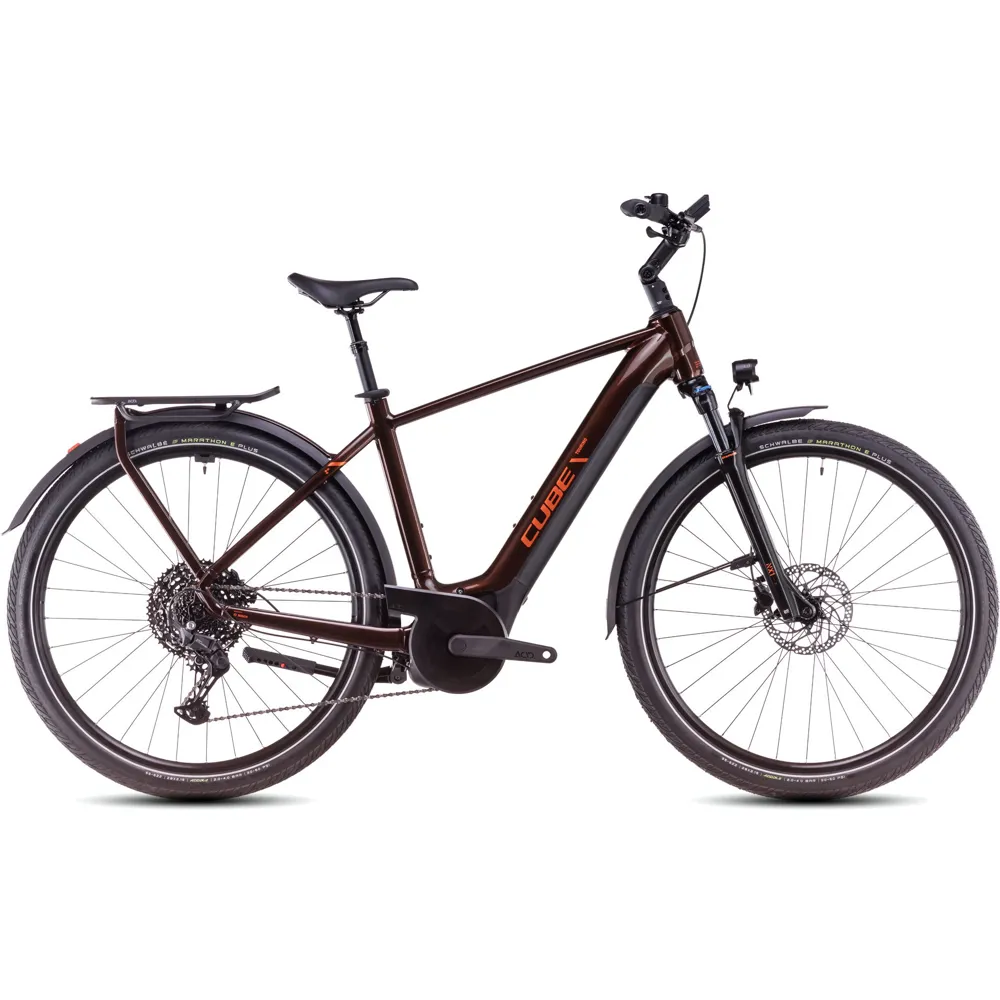 uPRISE Bikes Cube Touring Hybrid Pro 625 2025 Electric Hybrid Bike - Cinnamon | Price match, 365 day return s, 18-Month Warranty, Finance Available & Free UK Delivery