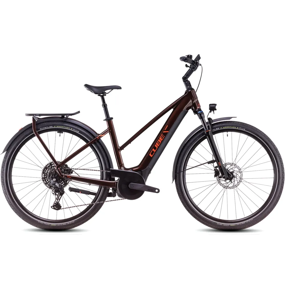 uPRISE Bikes Cube Touring Hybrid Pro 625 Trapeze 2025 Electric Bike - Cinnamon | Price match, 365 day return s, 18-Month Warranty, Finance Available & Free UK Delivery
