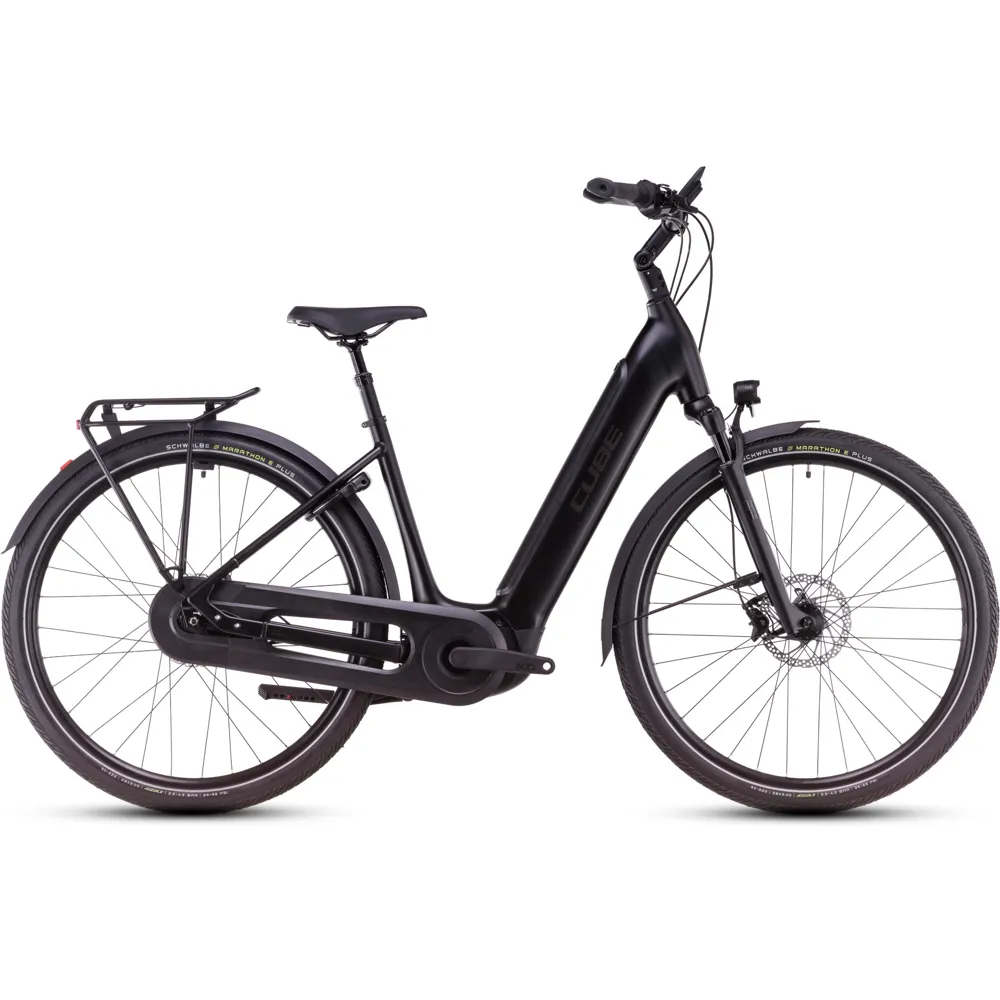 uPRISE Bikes Cube Supreme Hybrid Comfort SLX 625 2025 Electric Bike -  Black/Metal | Price match, 365 day return s, 18-Month Warranty, Finance Available & Free UK Delivery
