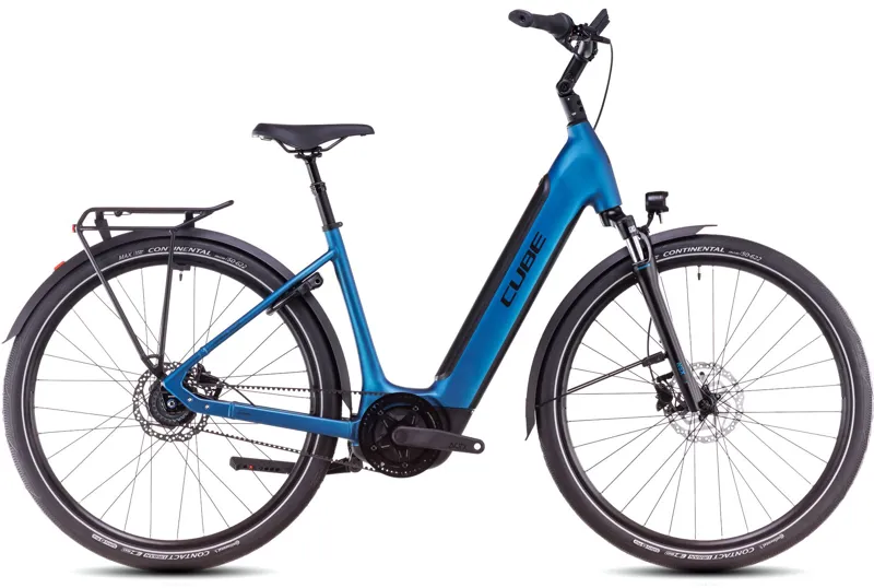 Cube Supreme Hybrid Deluxe One 625 2025 Electric Bike - Electric Blue