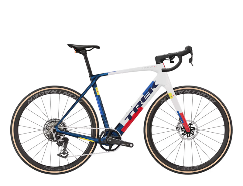 Trek Domane+ SL 9 AXS 2027 Carbon Electric Road Bike - Navy Smoke/White