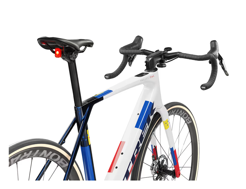 Trek Domane+ SL 9 AXS 2027 Carbon Electric Road Bike - Navy Smoke/White-3