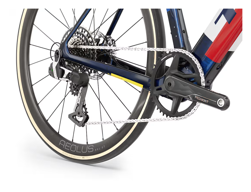 Trek Domane+ SL 9 AXS 2027 Carbon Electric Road Bike - Navy Smoke/White-4
