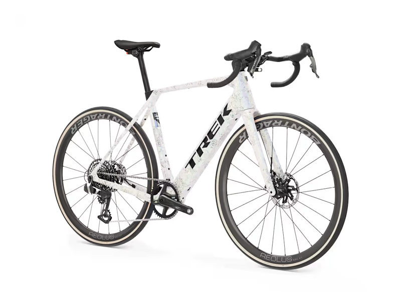 Trek Domane+ SL 9 AXS 2027 Carbon Electric Road Bike - Mother of Pearl-1