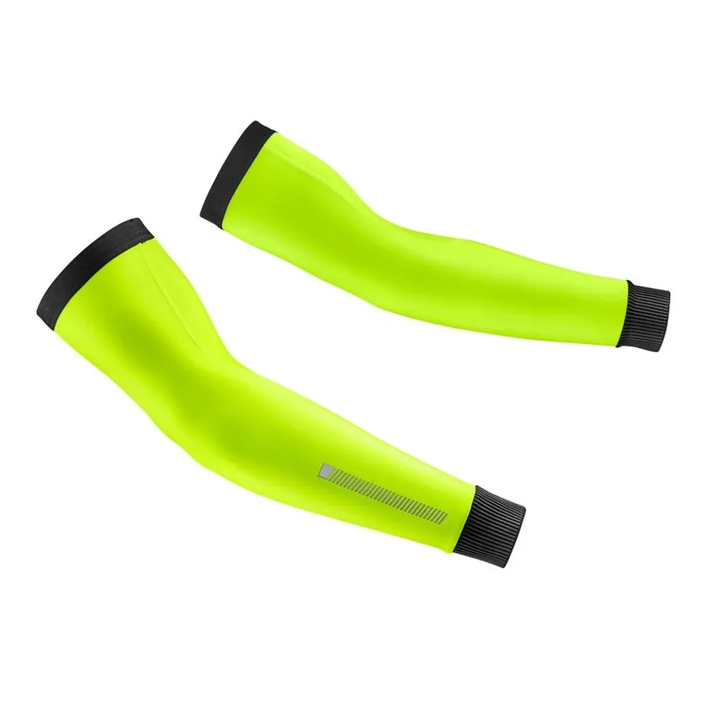 uPRISE Bikes Giant Illume Arm Warmers - Neon Yellow | Price match, 365 day return s, 18-Month Warranty, Finance Available & Free UK Delivery