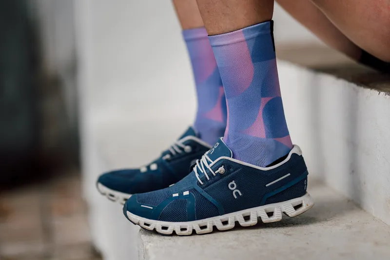 Sox Footwear Solid Premium Crew Socks - Purple-1