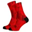 Sox Footwear Solid Premium Crew Socks - Red