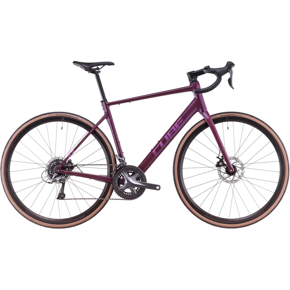 uPRISE Bikes Cube Attain Pro 2025 Endurance Road Bike - Hyper Purple/Helio | Price match, 365 day return s, 18-Month Warranty, Finance Available & Free UK Delivery