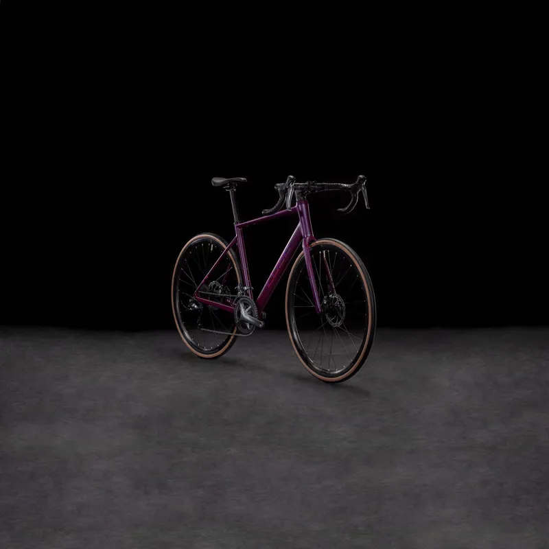 Cube Attain Pro 2025 Endurance Road Bike Hyper Purple Helio