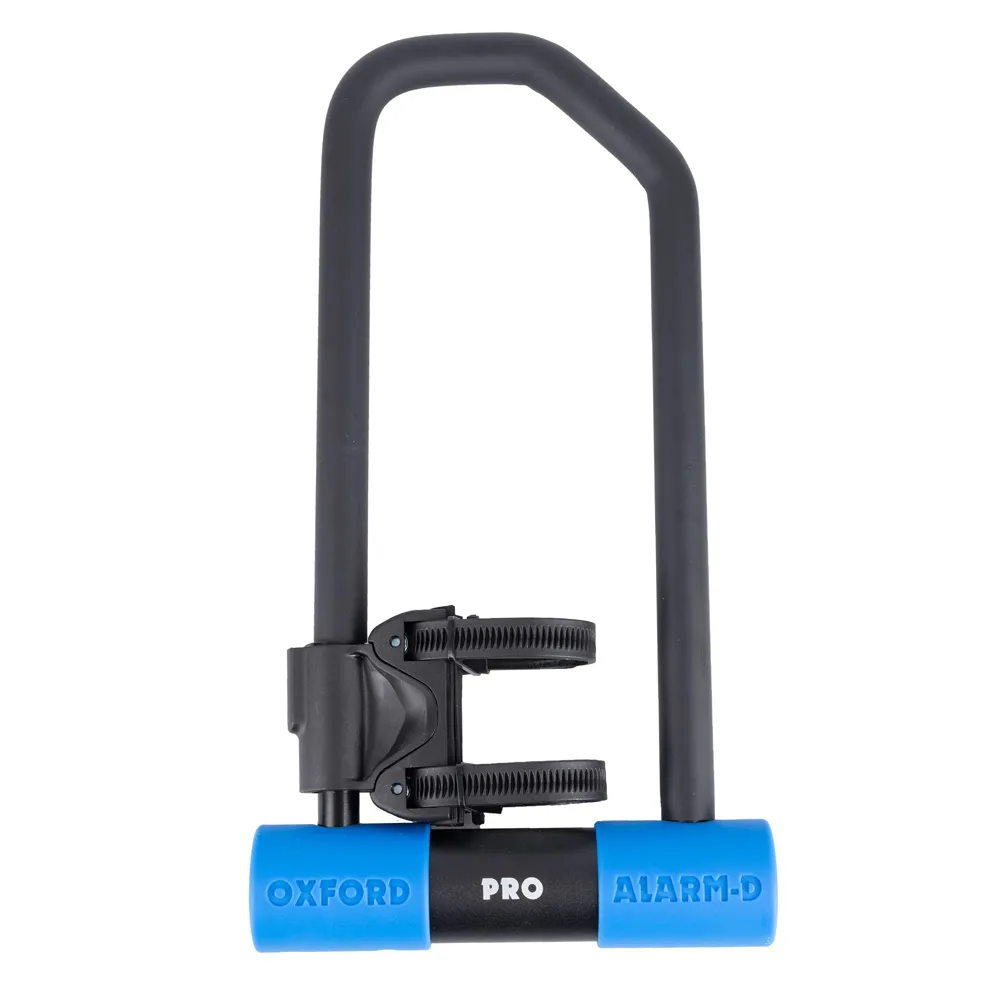 uPRISE Bikes Oxford Alarm-D Pro Shackle Lock - 320x173mm - Black/Blue | Price match, 365 day return s, 18-Month Warranty, Finance Available & Free UK Delivery