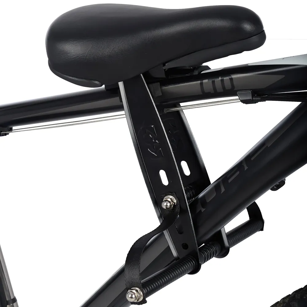 uPRISE Bikes Oxford Little Explorer Cross Bar Child Seat - Black | Price match, 365 day return s, 18-Month Warranty, Finance Available & Free UK Delivery