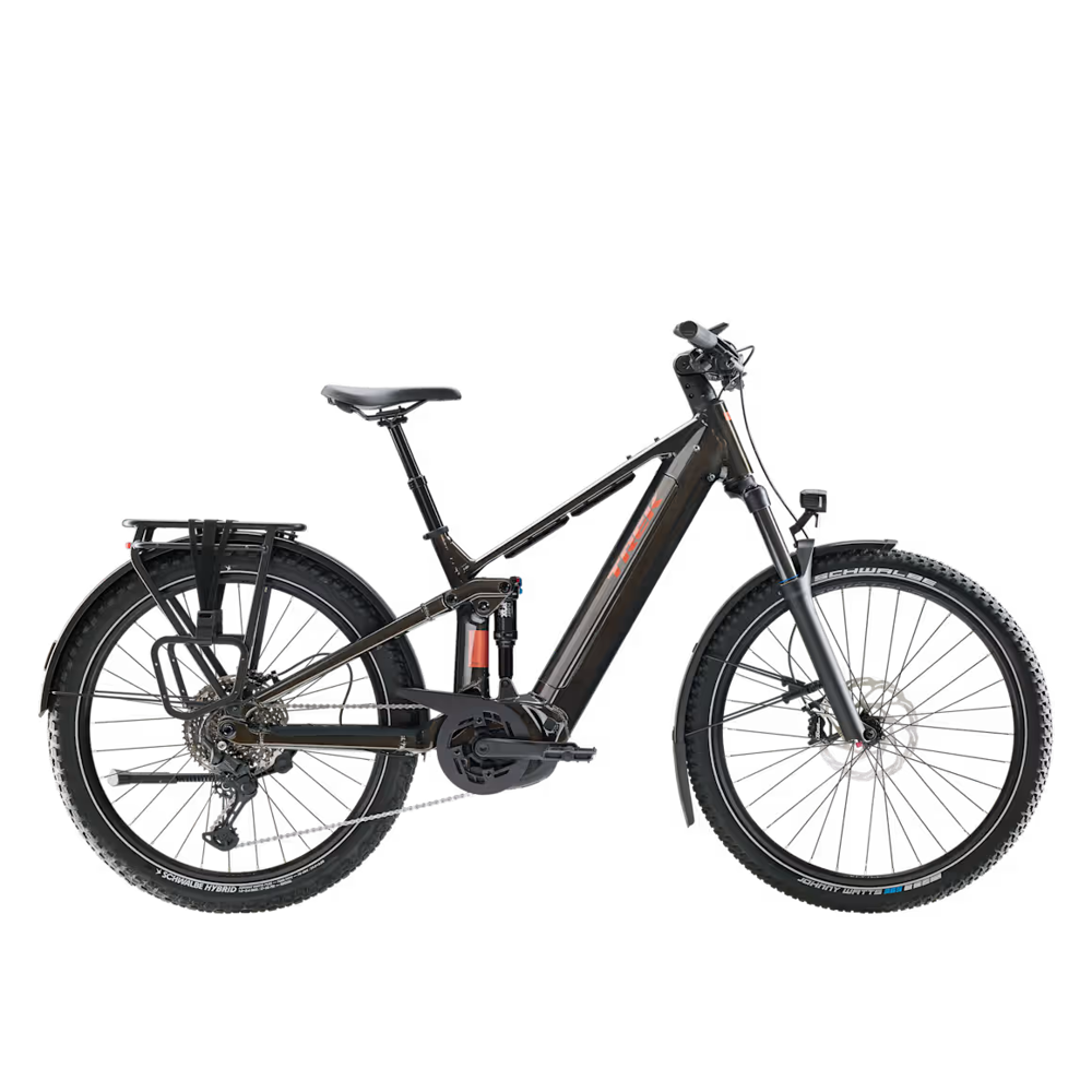 uPRISE Bikes Trek Allant+ FS 6 R10 2027 Electric Hybrid Bike - Olive Brown | Price match, 365 day returns, 18-Month Warranty, Finance Available & Free UK Delivery