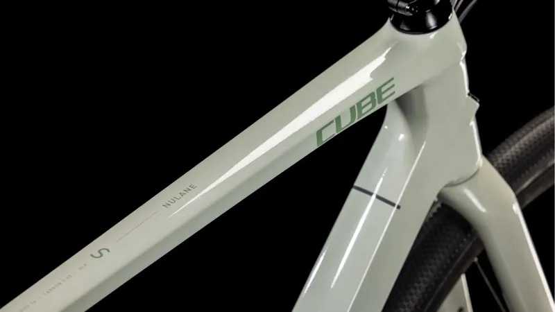 Cube Nulane C:62 SLX 2025 Flat Bar Gravel Bike - Dessert Stone/Green-1