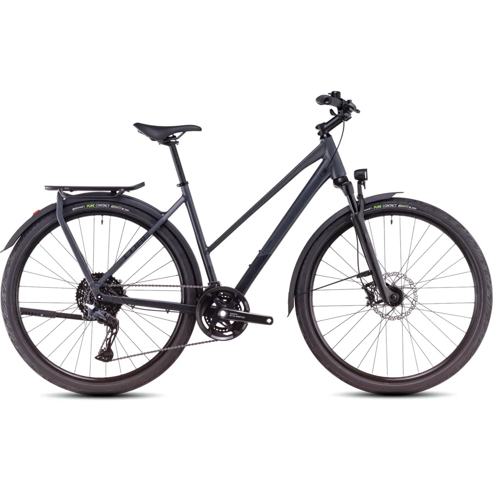 uPRISE Bikes Cube Kathmandu SLX Trapeze 2025 Hybrid Bike - Night Sky/Ink | Price match, 365 day return s, 18-Month Warranty, Finance Available & Free UK Delivery