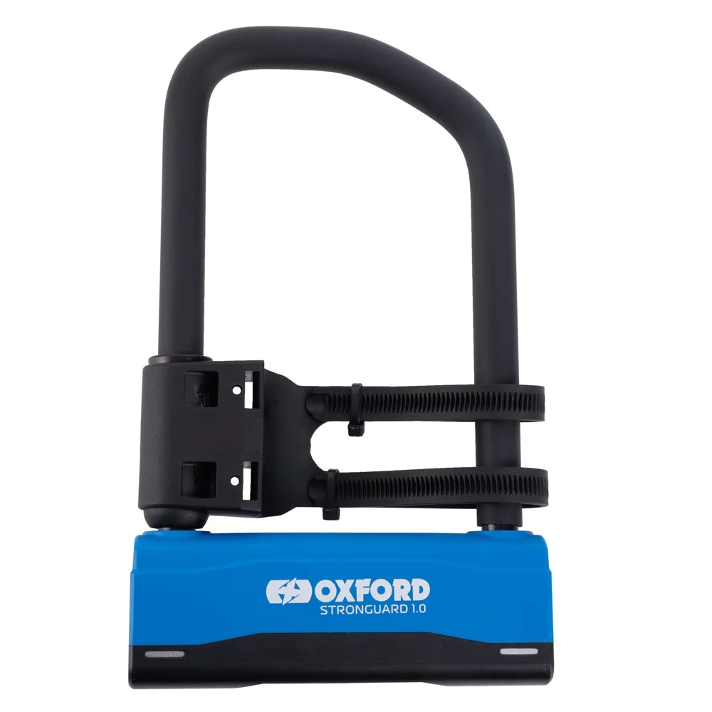 uPRISE Bikes Oxford Stronguard 1.0 U-Lock - 260mm - Black/Blue | Price match, 365 day return s, 18-Month Warranty, Finance Available & Free UK Delivery