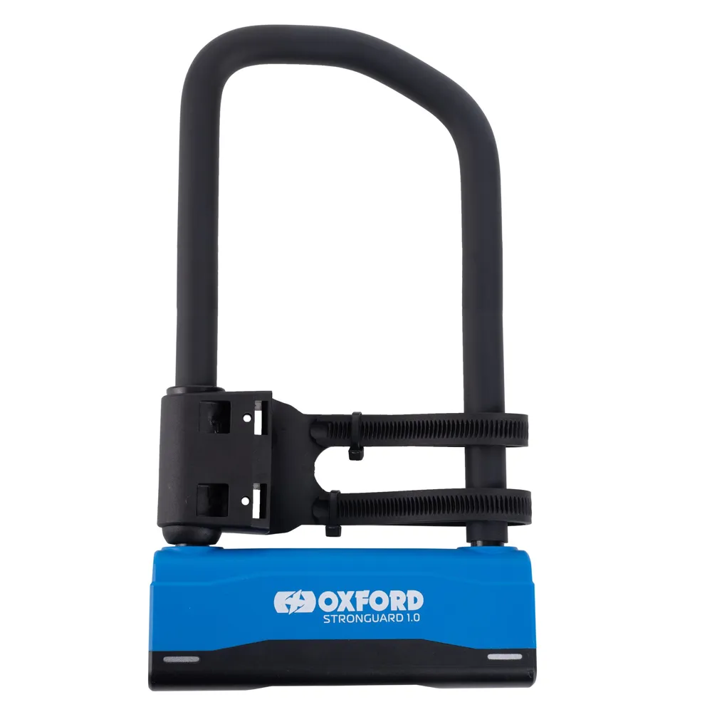 uPRISE Bikes Oxford Stronguard 1.0 U-Lock - 320mm - Black/Blue | Price match, 365 day return s, 18-Month Warranty, Finance Available & Free UK Delivery