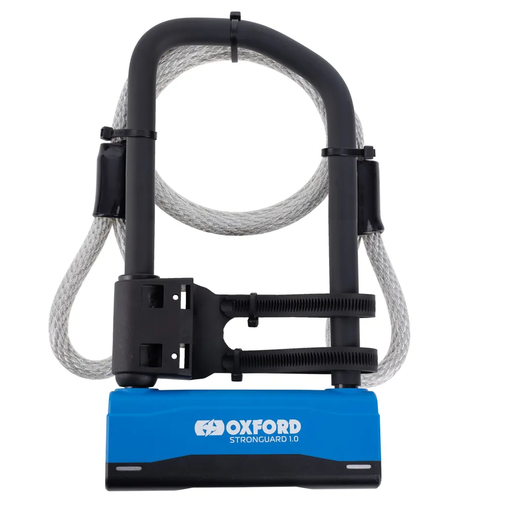 uPRISE Bikes Oxford Stronguard 1.0 Duo U-Lock - 320mm - Black/Blue | Price match, 365 day return s, 18-Month Warranty, Finance Available & Free UK Delivery