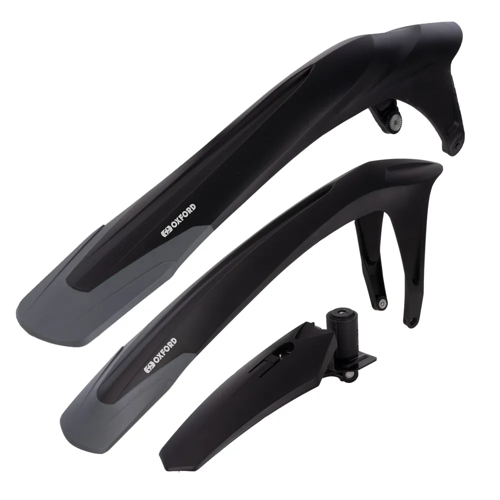 uPRISE Bikes Oxford Mudstop FS Mudguard Set - Black | Price match, 365 day return s, 18-Month Warranty, Finance Available & Free UK Delivery