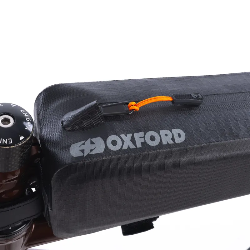 Oxford Aqua Evo Adventure XL Top Tube Pack - Black-1