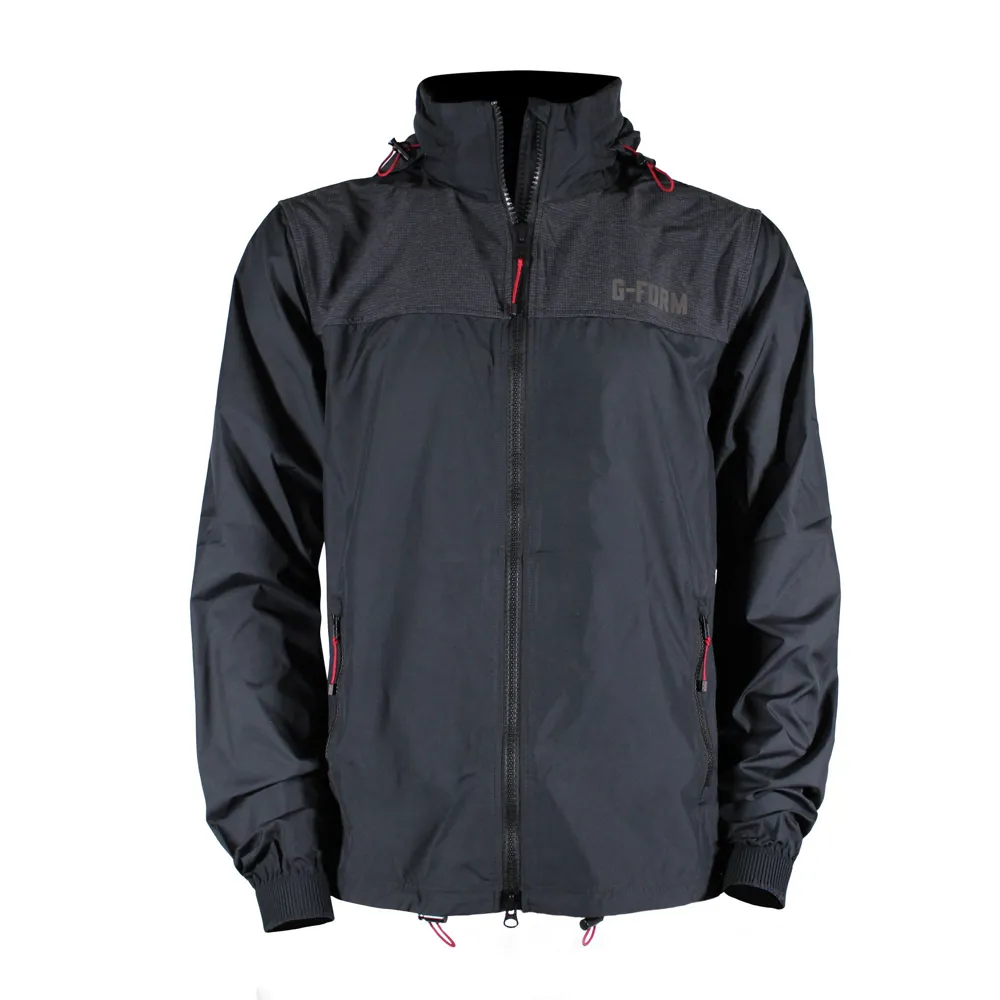 uPRISE Bikes G-Form Tech Windbreaker Jacket - Black | Price match, 365 day return s, 18-Month Warranty, Finance Available & Free UK Delivery