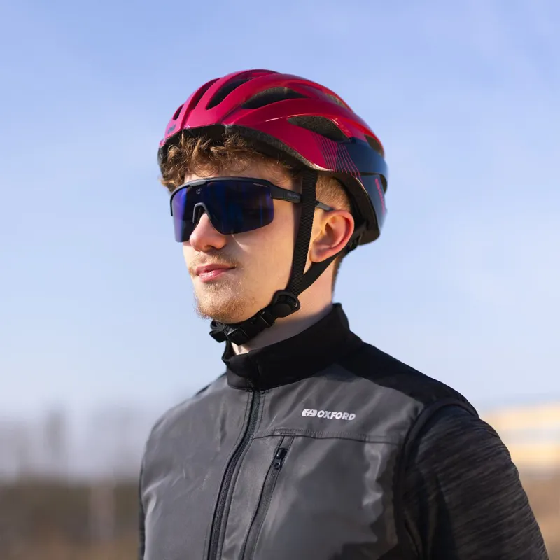 Oxford Pave Sunglasses - Black Frame/Blue Mirror Lens-1