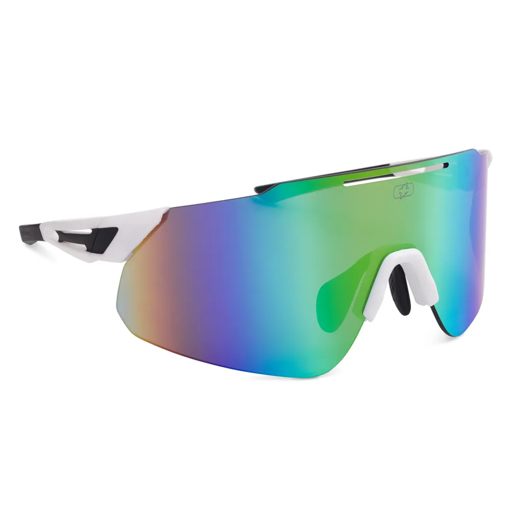 uPRISE Bikes Oxford Corsa Sunglasses - White Frame/Rainbow Lens | Price match, 365 day return s, 18-Month Warranty, Finance Available & Free UK Delivery