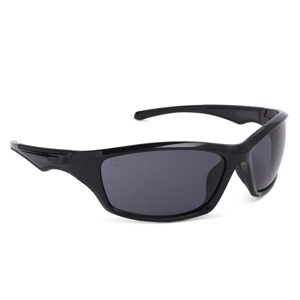 uPRISE Bikes Oxford Camino Sunglasses - Black Frame/Smoke Lens | Price match, 365 day return s, 18-Month Warranty, Finance Available & Free UK Delivery