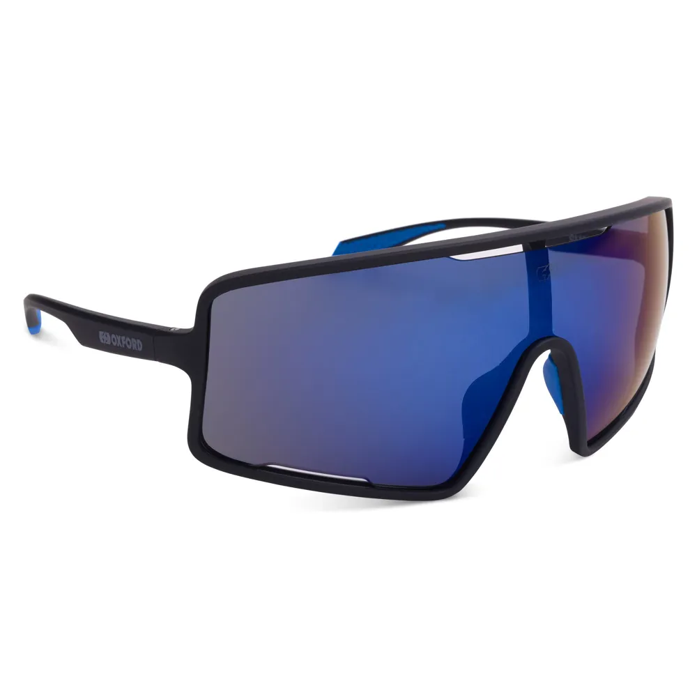 uPRISE Bikes Oxford Sentiero Sunglasses - Black Frame/Blue Lens | Price match, 365 day return s, 18-Month Warranty, Finance Available & Free UK Delivery