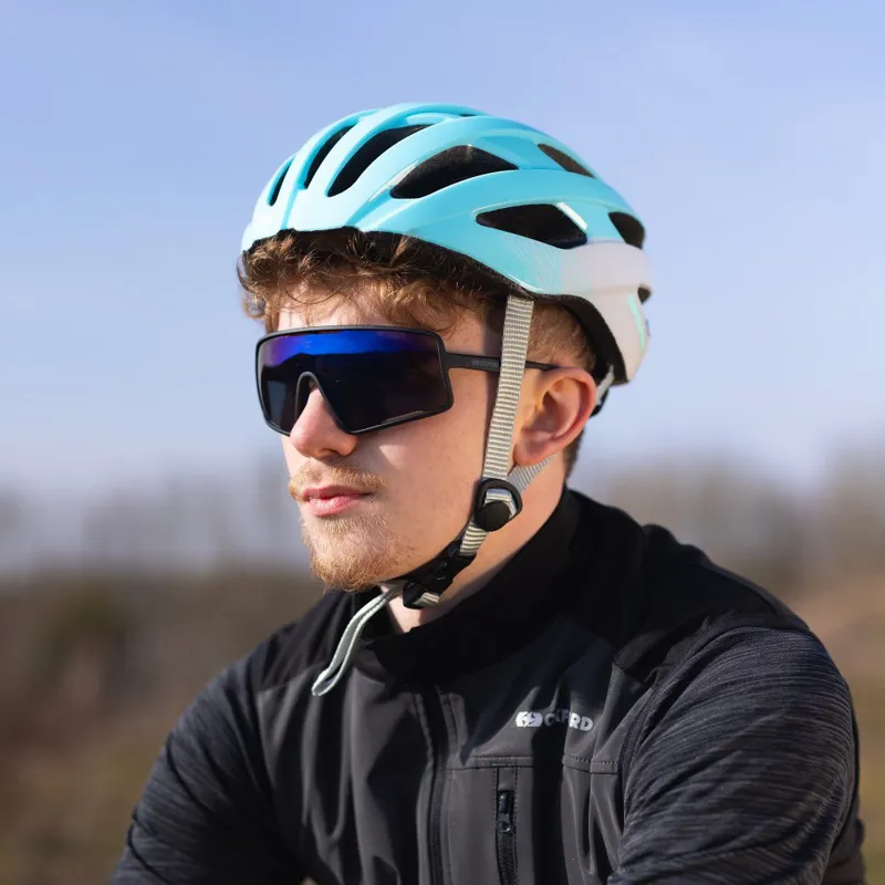 Oxford Sentiero Sunglasses - Black Frame/Blue Lens-1