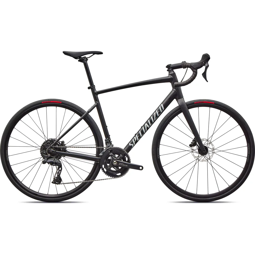 uPRISE Bikes Specialized Allez E5 2026 Road Bike - Obsidian/Dove Grey | Price match, 365 day return s, 18-Month Warranty, Finance Available & Free UK Delivery