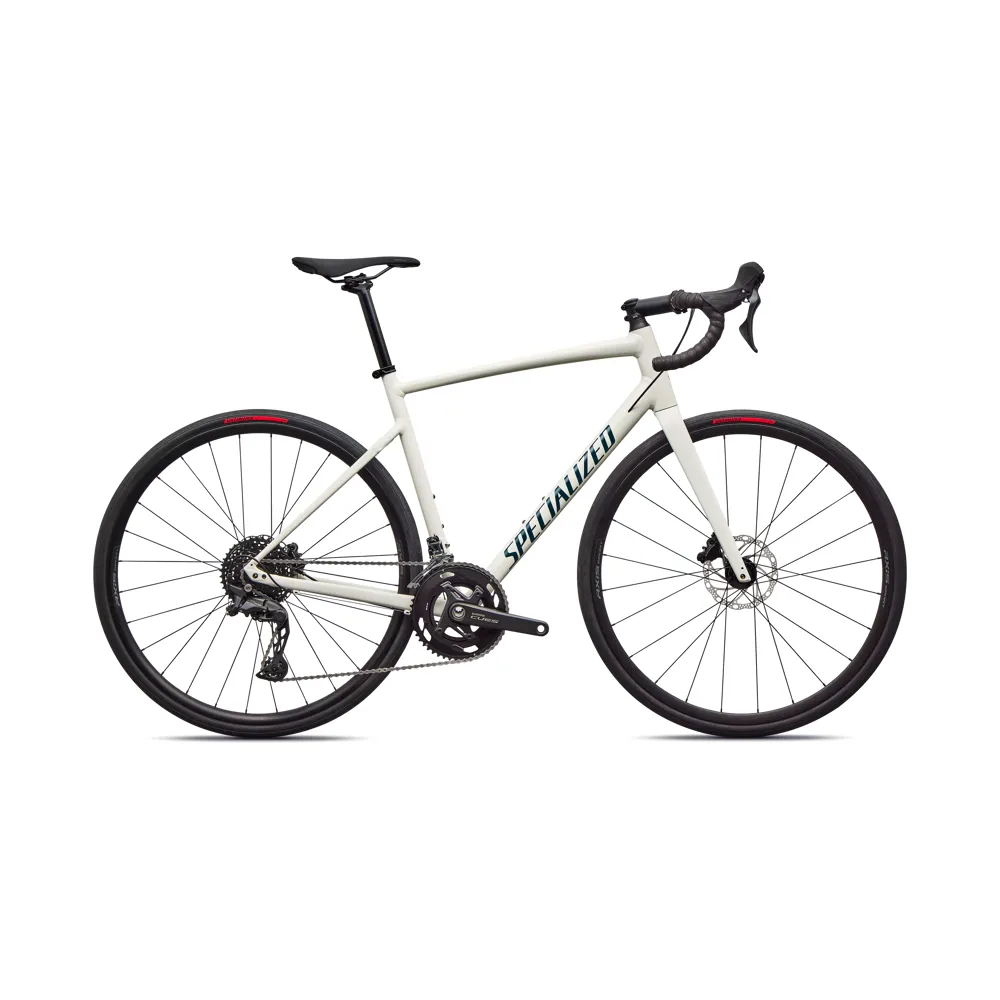 uPRISE Bikes Specialized Allez E5 2026 Road Bike - Dune White/Deep Lake | Price match, 365 day return s, 18-Month Warranty, Finance Available & Free UK Delivery